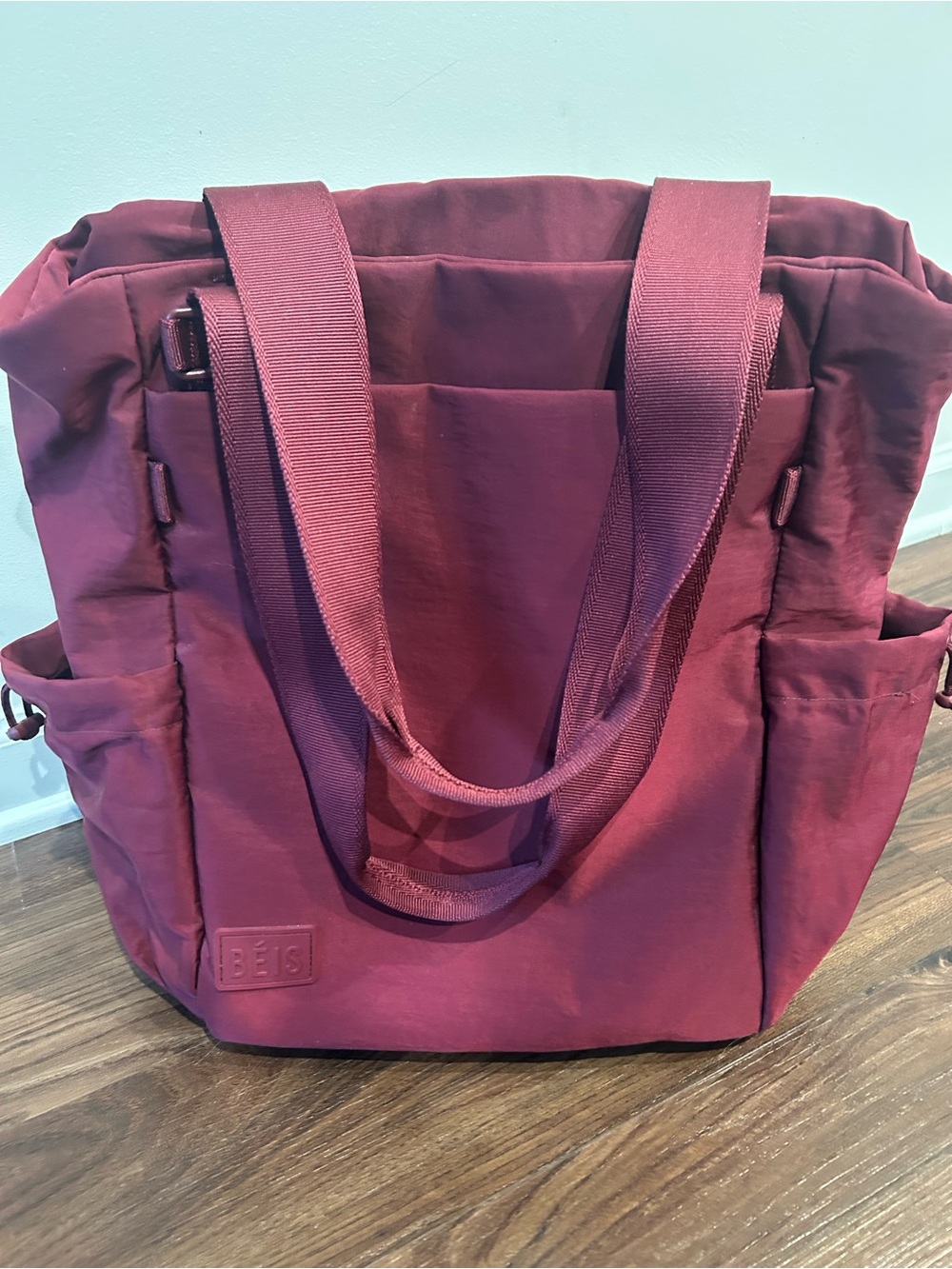 BEIS Sport Tote Burgundy - Picture 9 of 10